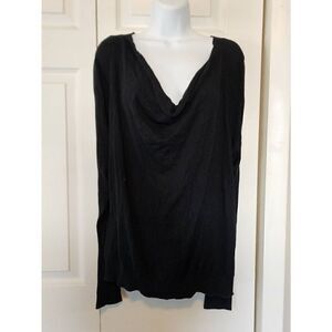 Attention Black Crawl Neck Sweater